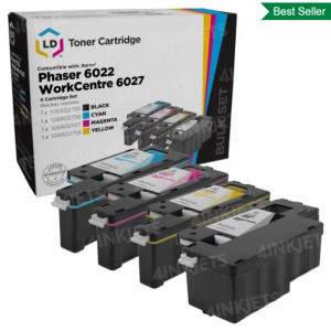 兼容 Xerox Phaser 6022、WorkCentre 6027 4 套碳粉盒