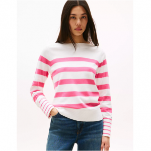 Tommy Hilfiger 条纹船领毛衣