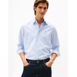 Tommy Hilfiger 常规版型条纹弹力牛津衬衫