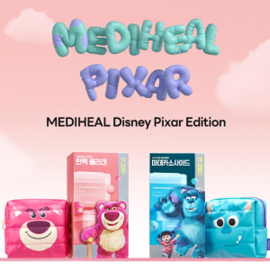 Amazon MEDIHEAL美迪惠尔湿敷棉片迪士尼皮克斯限定款100片正装+100片替换装热卖