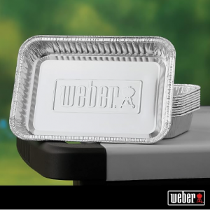 Weber 大号铝盘 10只 烧烤趴吃起来 @ Amazon