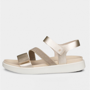 ECCO Flowt 女士平底皮革凉鞋