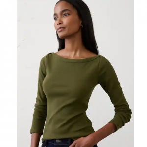 Banana Republic 罗纹船领上衣