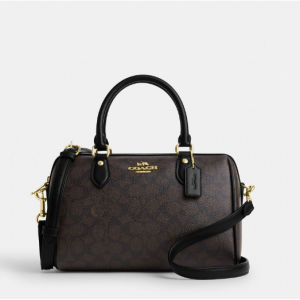 Coach Rowan Satchel Bag In Signature Canvas
