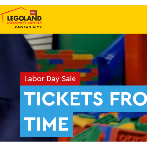 LEGOLAND Discovery Center Kansas City - 堪萨斯城乐高探索中心，劳动节门票仅$20