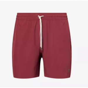 POLO RALPH LAUREN Traveler Logo-Embroidery Swim Trunks