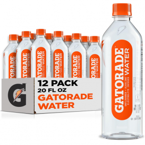 Gatorade 電解質無味堿性水 20oz 12瓶 @ Amazon