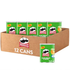 Pringles 薯片 酸奶油洋葱味 1.41oz 12罐