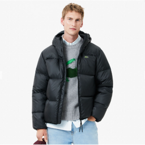 Lacoste 短款防水羽绒服
