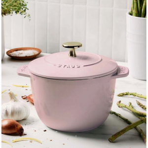 Staub La Cocotte 1.75 升铸铁圆形 Rice cocotte,冰糕玫瑰