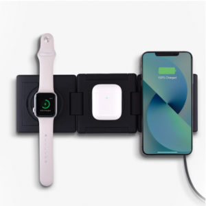 Ampere - Unravel 三合一可折叠旅行无线充电器（Apple Watch 充电版），立减$20