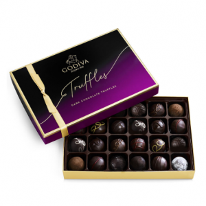 Godiva 黑巧克力松露礼盒 24颗