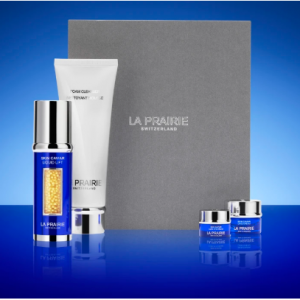 La Prairie蓝鱼子精华洁面套装($764 Value)
