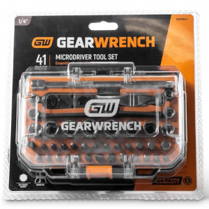 GearWrench 1/4英寸微型棘輪組41件套 @ Amazon