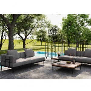 Terra 模块化户外沙发，带边桌