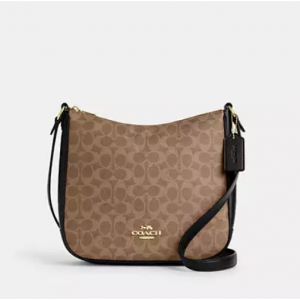 Coach Ellie File Bag In Signature Canvas