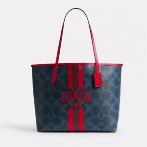 Coach City 帆布托特包