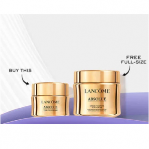 Lancome兰蔻官网买正装菁纯眼霜赠正装菁纯轻盈面霜1oz