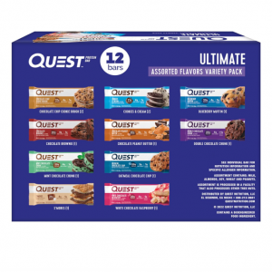 Quest Nutrition 混合口味蛋白棒 12根 @ Amazon
