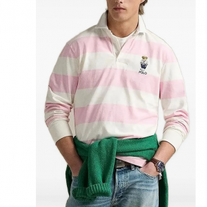 Polo Ralph Lauren logo-embroidery 条纹polo衫