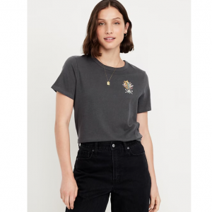 Old Navy EveryWear 圆领图案T恤