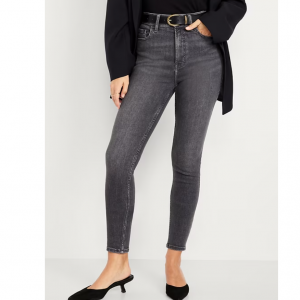 Old Navy Rockstar 360° 超高腰弹力紧身牛仔裤