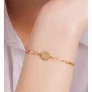 Initial Chain Bracelet
