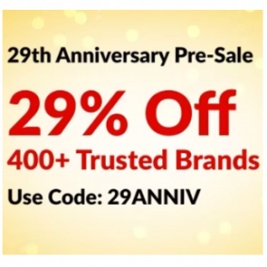 iHerb 29周年預售：400+值得信賴的品牌立享7.1折