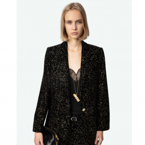 Zadig&Voltaire 天鹅绒西装外套