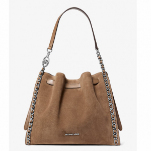 Michael Kors Outlet Mina Suede 大号链条单肩包