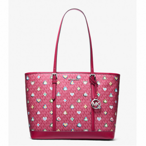 Michael Kors Outlet Jet Set 大号印花托特包