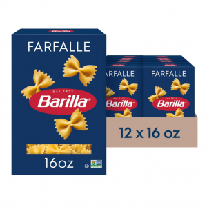 Barilla 蝴蝶結意麵 16oz 12盒裝 @ Amazon