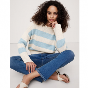 Banana Republic Oversized Cotton Roll-Neck Sweater