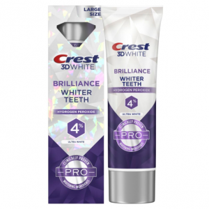 Crest 3D White Brilliance Pro Ultra White Teeth Whitening Toothpaste, 3.8 oz @ Amazon