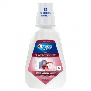 Crest 3D White Glamorous White Alcohol Free Multi-Care Whitening Mouthwash - Pack of 4 @ Amazon
