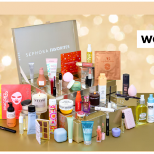 Sephora UK上新！2025圣诞倒数日历礼盒 相当于2.2折含24件正装产品