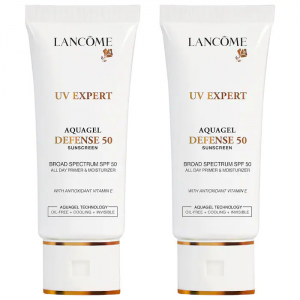 Lancôme UV Expert Aquagel Defense Primer & Moisturizer SPF 50 Duo $96 Value