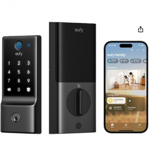 Amazon - Prime会员专享 eufy E30智能指纹门锁(支持Apple Home生态系统)，现价$99.99