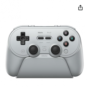 Amazon - 8Bitdo Pro 3 藍牙遊戲手柄 (Switch/Switch 2 適用)，現價$62.99