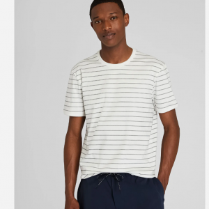 Club Monaco 男士条纹短袖T恤