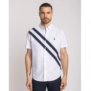 U.S. Polo Assn. 短袖牛津衬衫