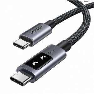 Amazon - UGREEN Uno USB-C 转 USB-C 100W 快充数据线 6.6英尺 黑色,现价$9.35