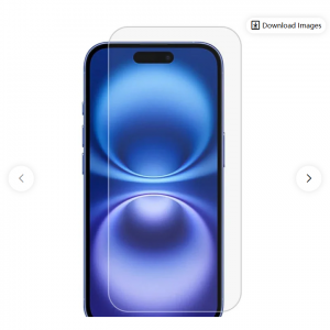 适用于 iPhone 17 的屏幕保护膜,0.3mm 弧边超清钢化玻璃膜