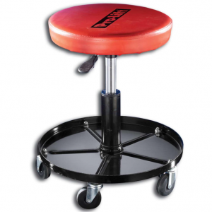 Pro-Lift C-3001 Pneumatic Chair with 300 lbs Capacity – Black / Red @ Amazon