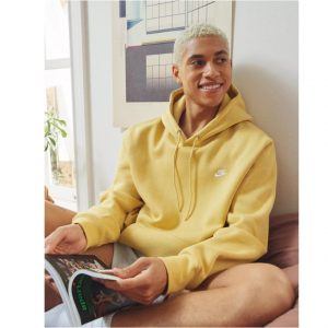 Nike Club Logo 抓绒连帽卫衣