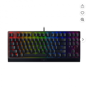$41 off Razer BlackWidow V3 Tenkeyless Compact Mechanical Gaming Keyboard - Green Switch @Walmart