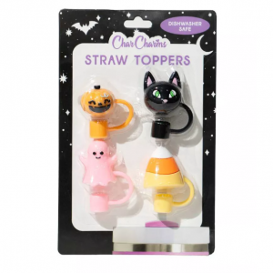 CharCharms 4pk Straw Toppers