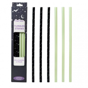 CharCharms 6pk 40oz Water Bottle Straws