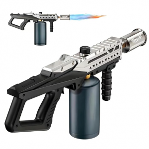 KOACKL 炙燒噴火器 銀黑 可調節 @ Amazon