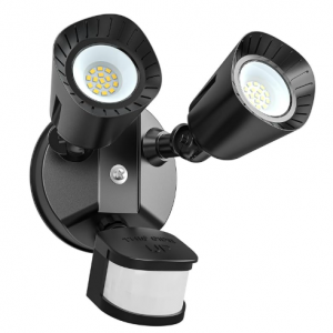 Electactic 雙頭戶外感應LED燈 防水 360°可調光 @ Amazon